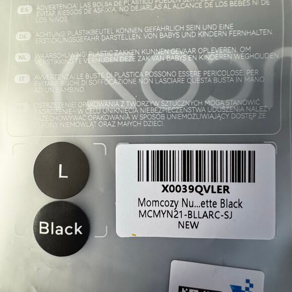 Momcozy Seamless Wireless Nursing Bra Black Removable Pads NWT Size Large - Picture 10 of 10